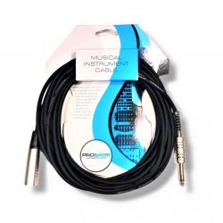 Cables para Micrófonos Probags SE401-6 Cable jack - XLR/M 6m