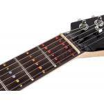 Litejam RGB24 BK Guitarra Eléctrica Negra con aprendizaje inteligente