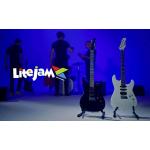 Litejam RGB24 BK Guitarra Eléctrica Negra con aprendizaje inteligente