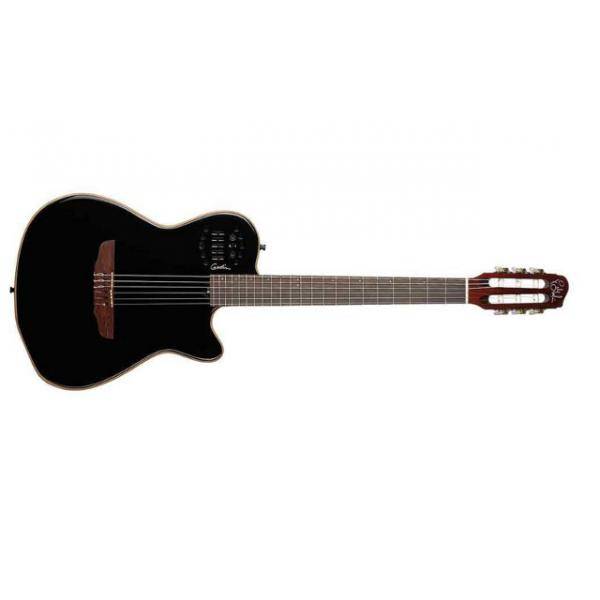 Guitarra Electroclásica Godin ACS Nylon SA SLIM Black Pearl HG