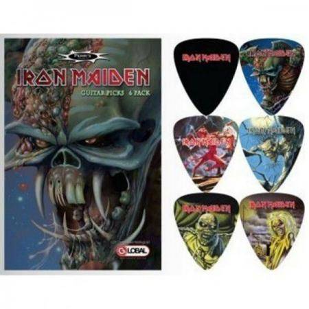 Púas Pack 6 Púas Coleccionables Perri'S Iron Maiden Lpi