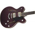  Gretsch G6609 Players Edition Broadkaster® Center Block Double-Cut with V-Stoptail, USA Full'Tron™ Pickups, Dark Cherry Stain