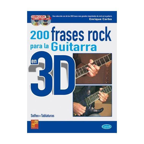 200 Frases Rock Para La Guitarra En 3D (Solfeo + T