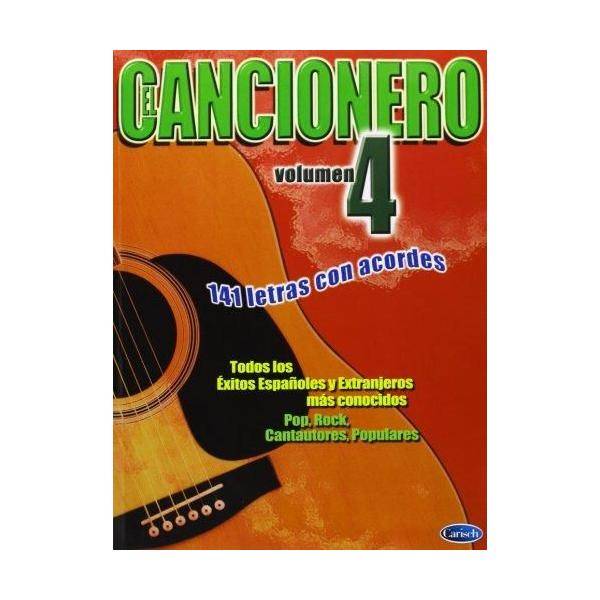 Cancionero Vol. 4, 140 Letras Con Acordes.