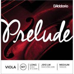 Cuerdas para instrumentos de arco D'Addario Cuerdas Viola Prelude J910LM Long Med