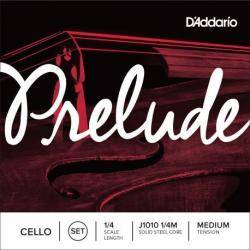 Cuerdas para instrumentos de arco D'Addario Cuerdas Cello Prelude J1010 1/4 Med