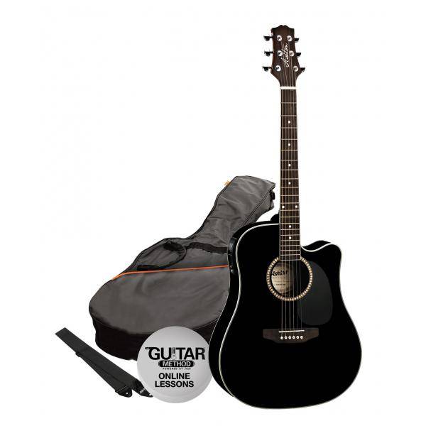 Ashton SPD25CEQBK Pack Guitarra Electroacústica Black
