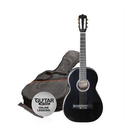 Packs guitarra clásica Ashton SPCG34BK Pack Guitarra Clásica 3/4 Black