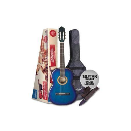 Packs guitarra clásica Ashton SPCG44TBB Pack Guitarra Clásica Azul
