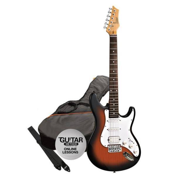 Ashton SPAG232TSB Pack Guitarra Eléctrica T Sunbur
