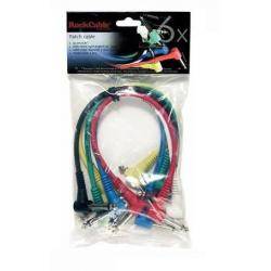 Cables de Audio Pack 6 Latiguillos 30Cm Jack Codo - Jack Codo