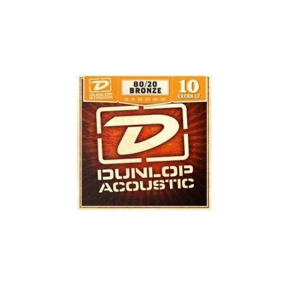 Juego Dunlop Acústica Bronce 10-48