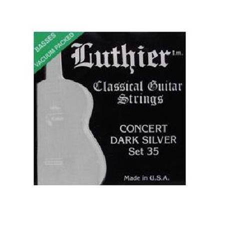 Cuerdas Guitarra Clásica Juego Luthier Clásica 35 Concert Dark Silver