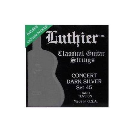 Cuerdas Guitarra Clásica Juego Luthier Clásica 45 Concert Dark Silver