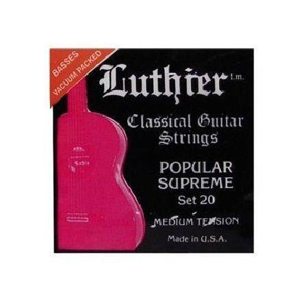 Cuerdas Guitarra Clásica Juego Cuerdas Luthier Clásica 20 Super Carbon 101