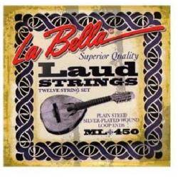 Cuerdas de guitarra JUEGO 12 CUERDAS LAÚD LA BELLA ML450