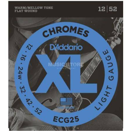 Cuerdas de Guitarra Eléctrica Cuerdas Guitarra Eléctrica D´Addario ECG25 - Chromes Light
