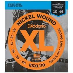Cuerdas de Guitarra Eléctrica D'Addario Cuerda ESXL110 Doble Bola 010/046 Rl