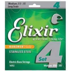 Cuerdas Bajo Elixir Bajo 4 Cuerdas Light-Medium 050-105 Cuerdas