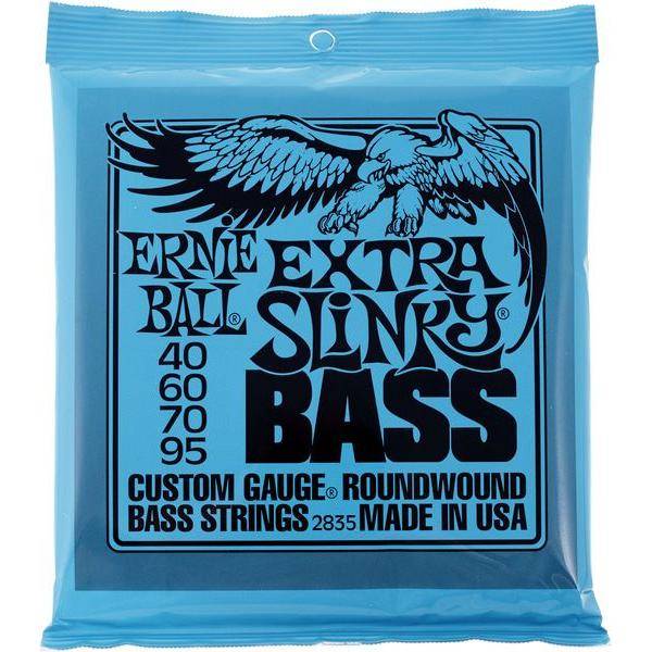 Ernie Ball EB2835 Juego Cuerdas Bajo Slinky 40-95