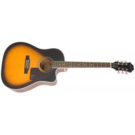 Guitarras Electroacústicas Epiphone AJ220SCE  Guitarra Electroacústica Sunbur