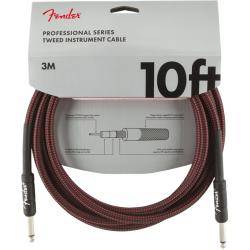Cables para Instrumentos Fender Pro 3M Cable Instrumento Red Tweed