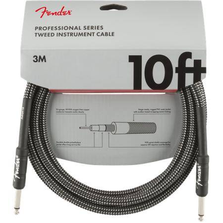 FENDER PRO 3M CABLE INSTRUMENTOS GRY TWD