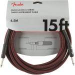 FENDER PRO 4,5M CABLE INSTRUMENTOS RED TWD