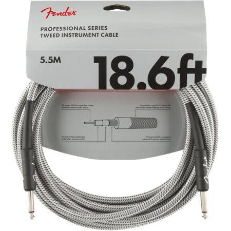 Cables para Instrumentos Fender Pro 5,5M Cable Instrumento Wht Twd