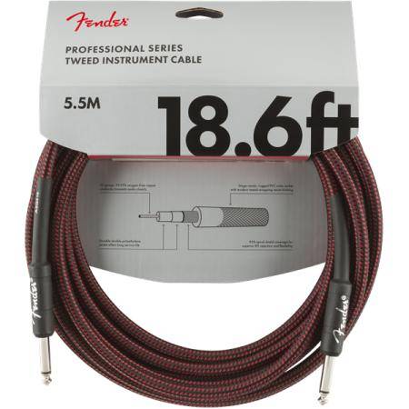 Cables para Instrumentos Fender Pro 5,5M Cable Instrumento Red Twd