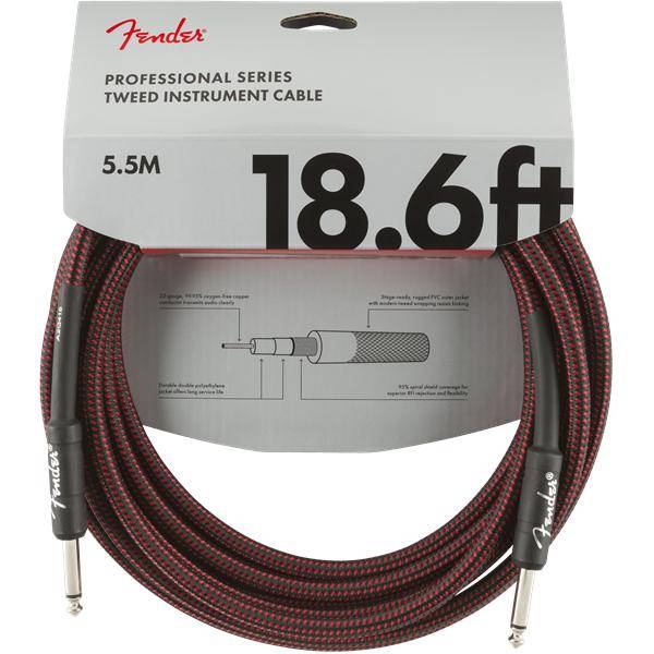 Fender Pro 5,5M Cable Instrumento Red Twd