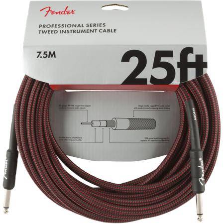 Cables para Instrumentos Fender Pro 7,6M Cable Instrumento Red Twd