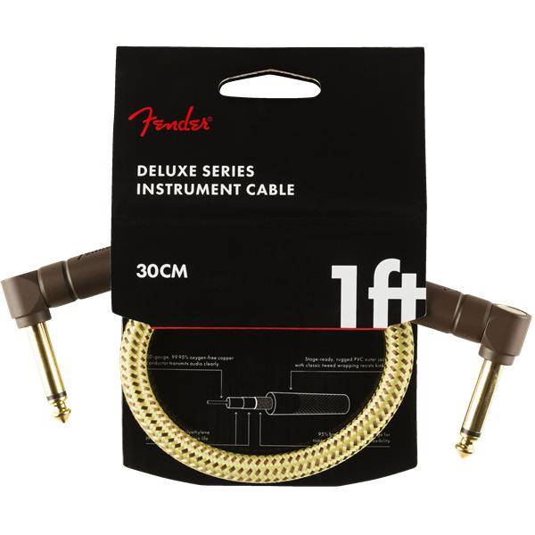 Fender Deluxe Tweed 0,30Cm. Cable Instrumento Ang