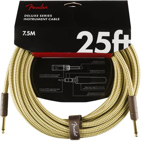 Fender Deluxe 7,6M Cable Instrumento Twd