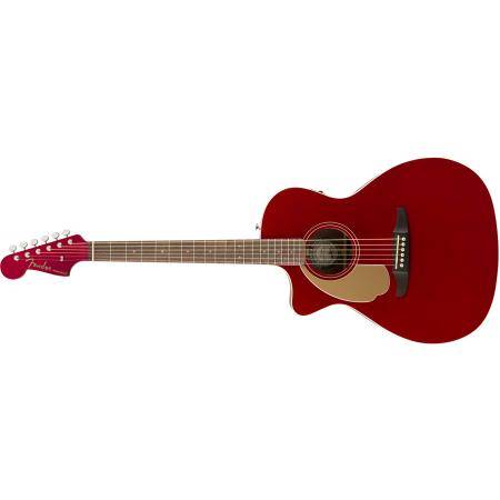 Guitarras Electroacústicas Fender Newporter Player Zurdo Candy Red Guitarra Electroacústica