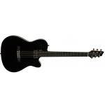 Godin A6 Ultra Black HG Guitarra Eléctrica/Acústica 
