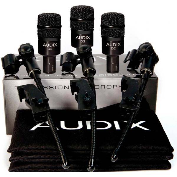 Audix D2 Trio Set De Microfonos Para Toms