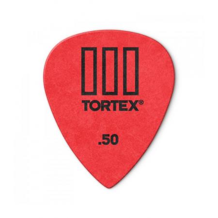 Púas Dunlop 462R-050 Tortex III bolsa 72 unid 50mm