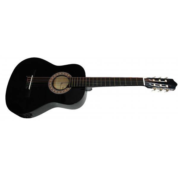Rocio C6BK Guitarra Clásica C6N 1/4 Cadete 75 Cm Negro