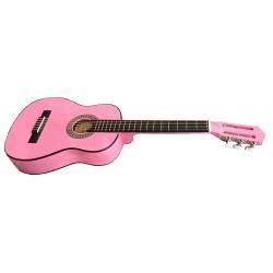 Guitarras Clásicas Niños Rocio C6PK Guitarra Clásica C6N 1/4 Cadete 75 Cms Rosa