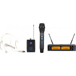 Pro Audio Oqan QWM2 Dual Combo Sistema Inalámbrico Profesional