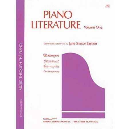 Libros Bastien Piano Literature V1 Ingles