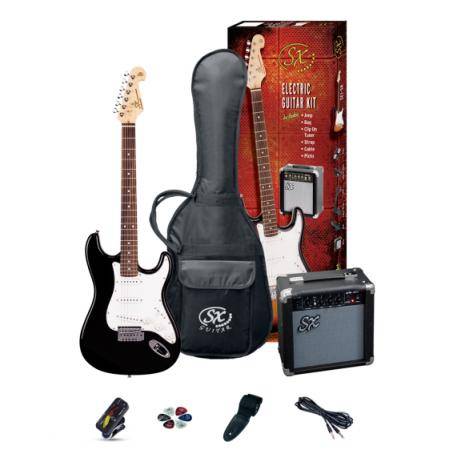 Pack guitarra eléctrica SX SE1 Pack Guitarra Eléctrica Negro