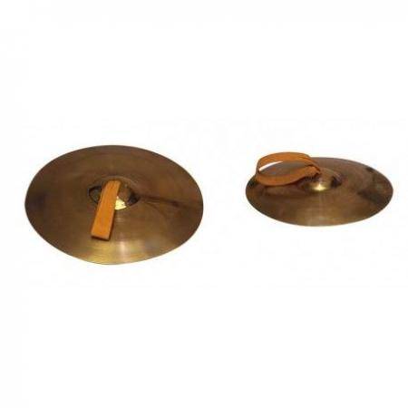 Pequeña percusión Samba Juego De Platos 450Mm Con Correas