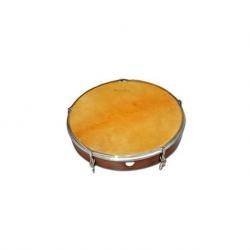 Pequeña percusión Samba Pandero 25,4Cm En Piel 10"
