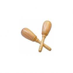 Pequeña percusión Samba Maracas De Madera Natural