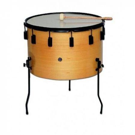 Pequeña percusión Samba Timbal 40X25 Cm Parche Poliéster