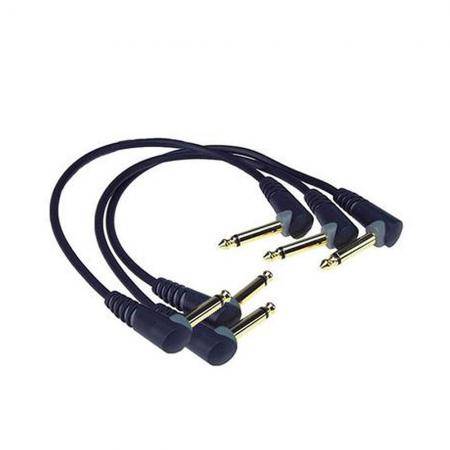 Cables para Instrumentos Klotz PPJJ0030 Latiguillo  Jack Recto-Codo 30Cm