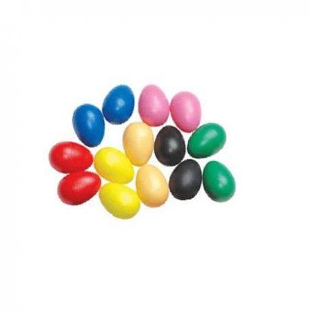 Pequeña percusión Samba Par Huevos De Plástico Diferentes Colores