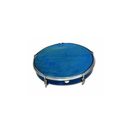Instrumentos de Pequeña percusión Samba Pandero De Piel 20,3Cm/8" Azul